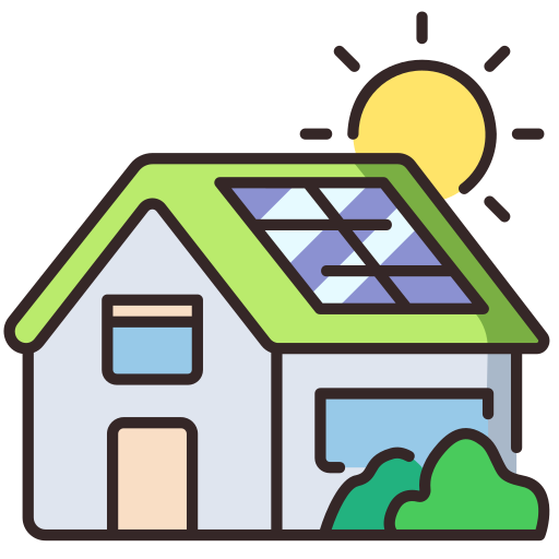 Solar on Home Icon