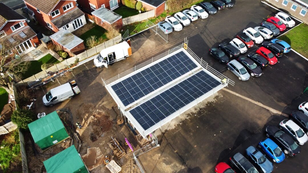 Solar Car Port at Archbishop Temple High School