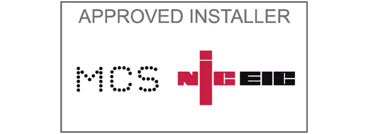 Approved Installer MCS & NICEIC Logo