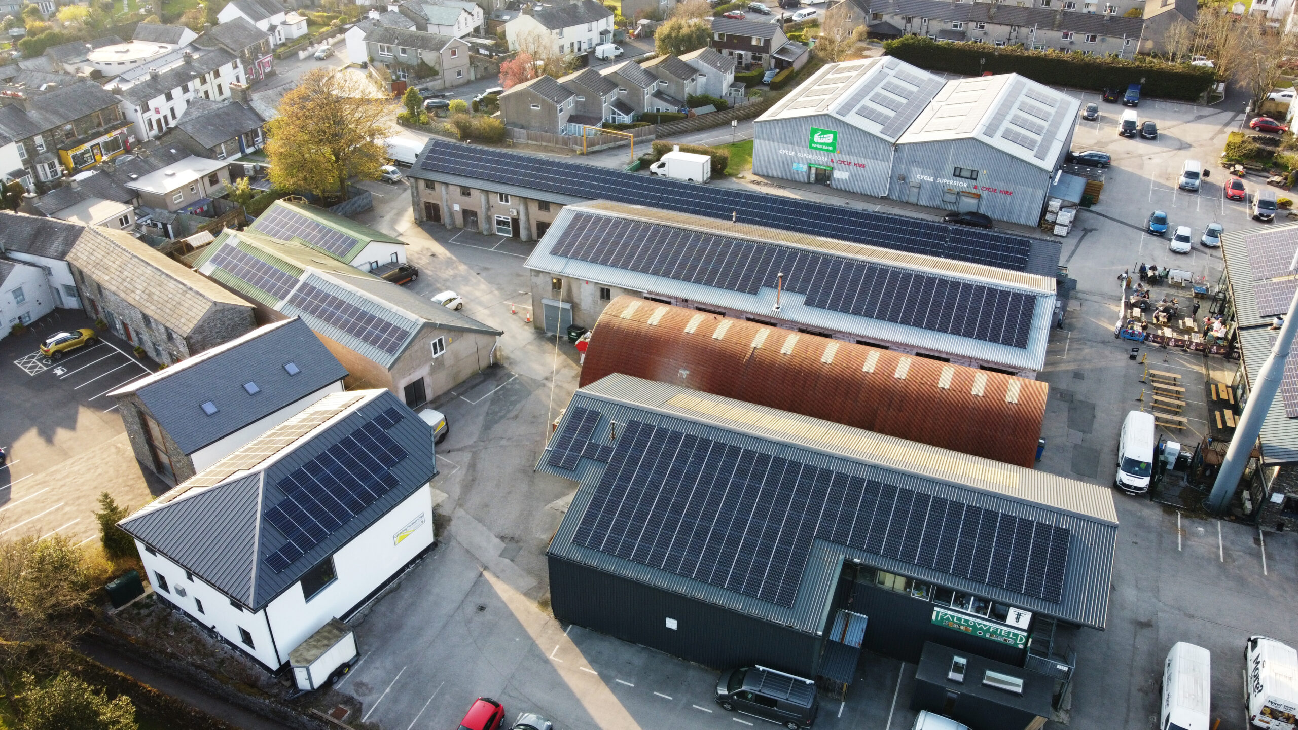 Staveley Mill Yard Solar Panels
