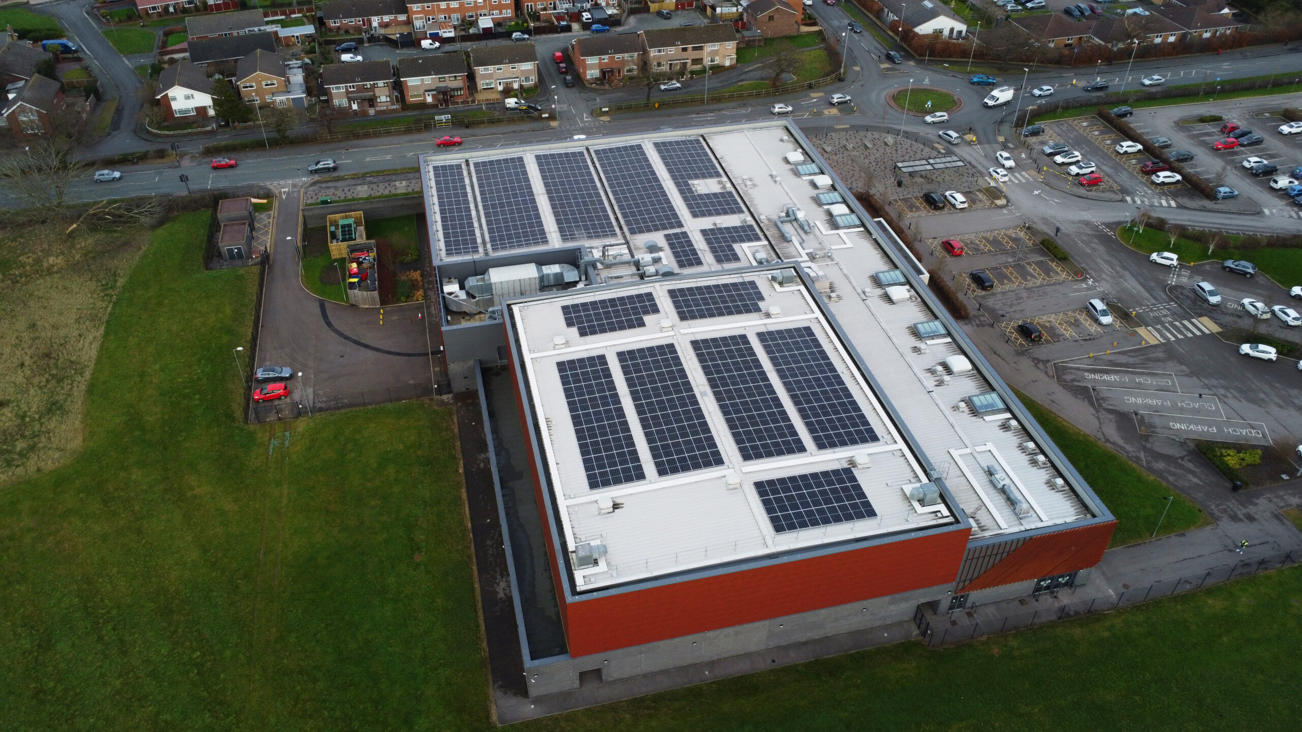 Sports Centre in Ellesmere Port Solar Panel System