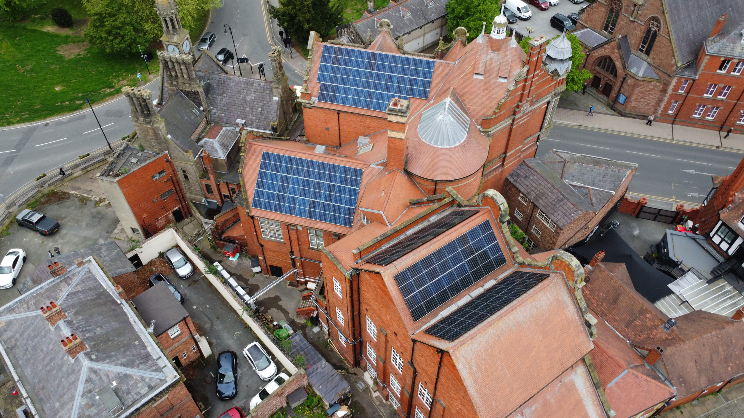 Solar Panels at Grosvenor Museum
