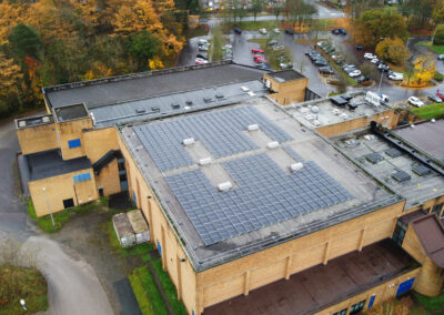Leisure Centre in Macclesfield Solar Panel System