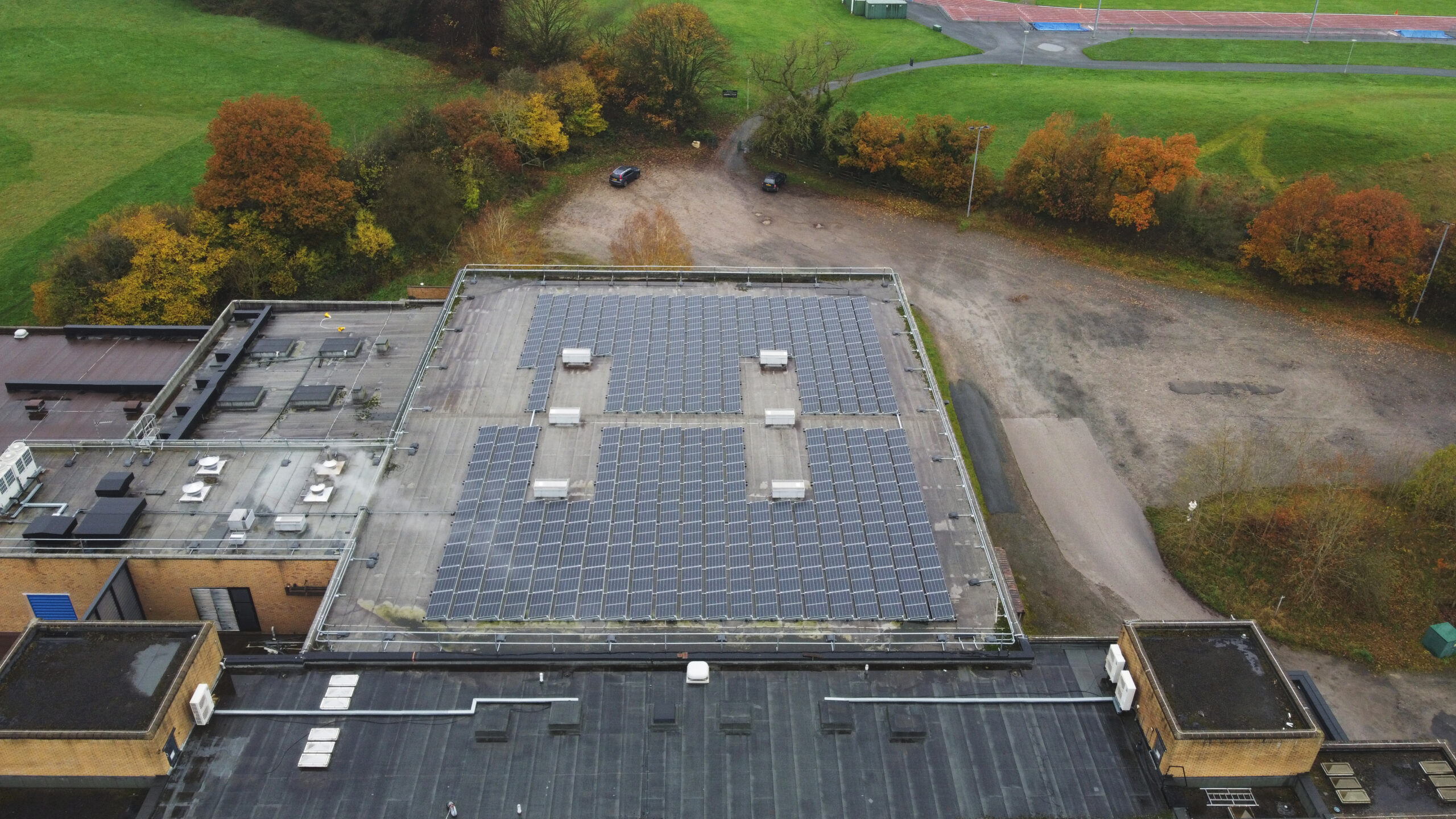 Leisure Centre in Macclesfield Solar Panel System