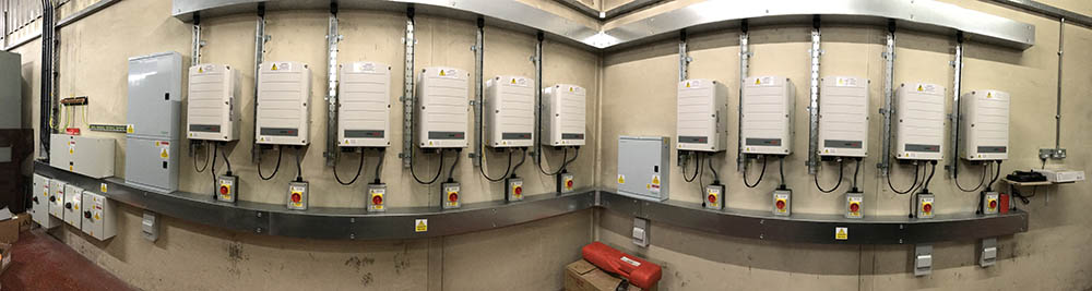 Inverters at Staveley Mill Yard