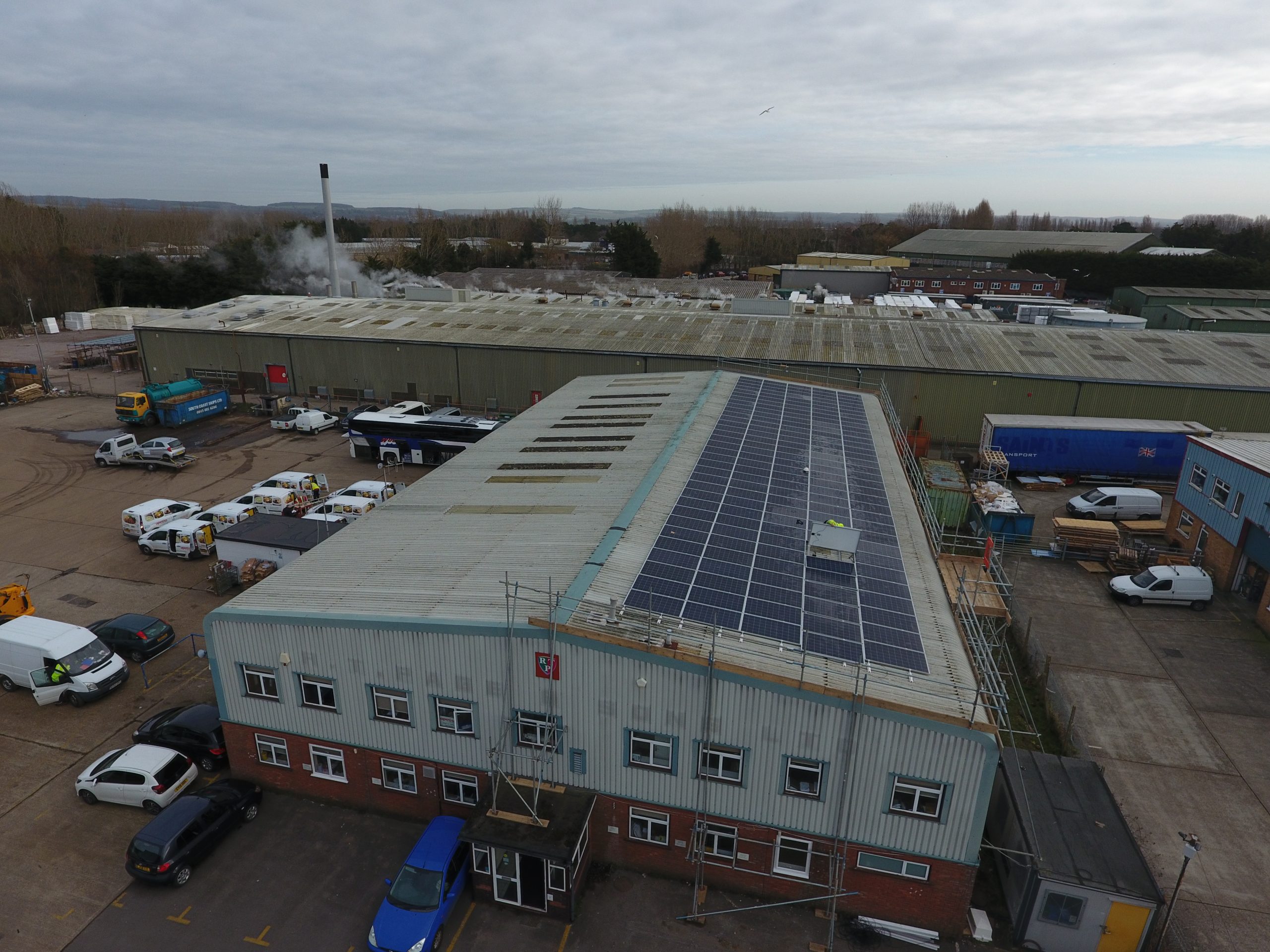 Solar Panels Installed at RT Page & Sons