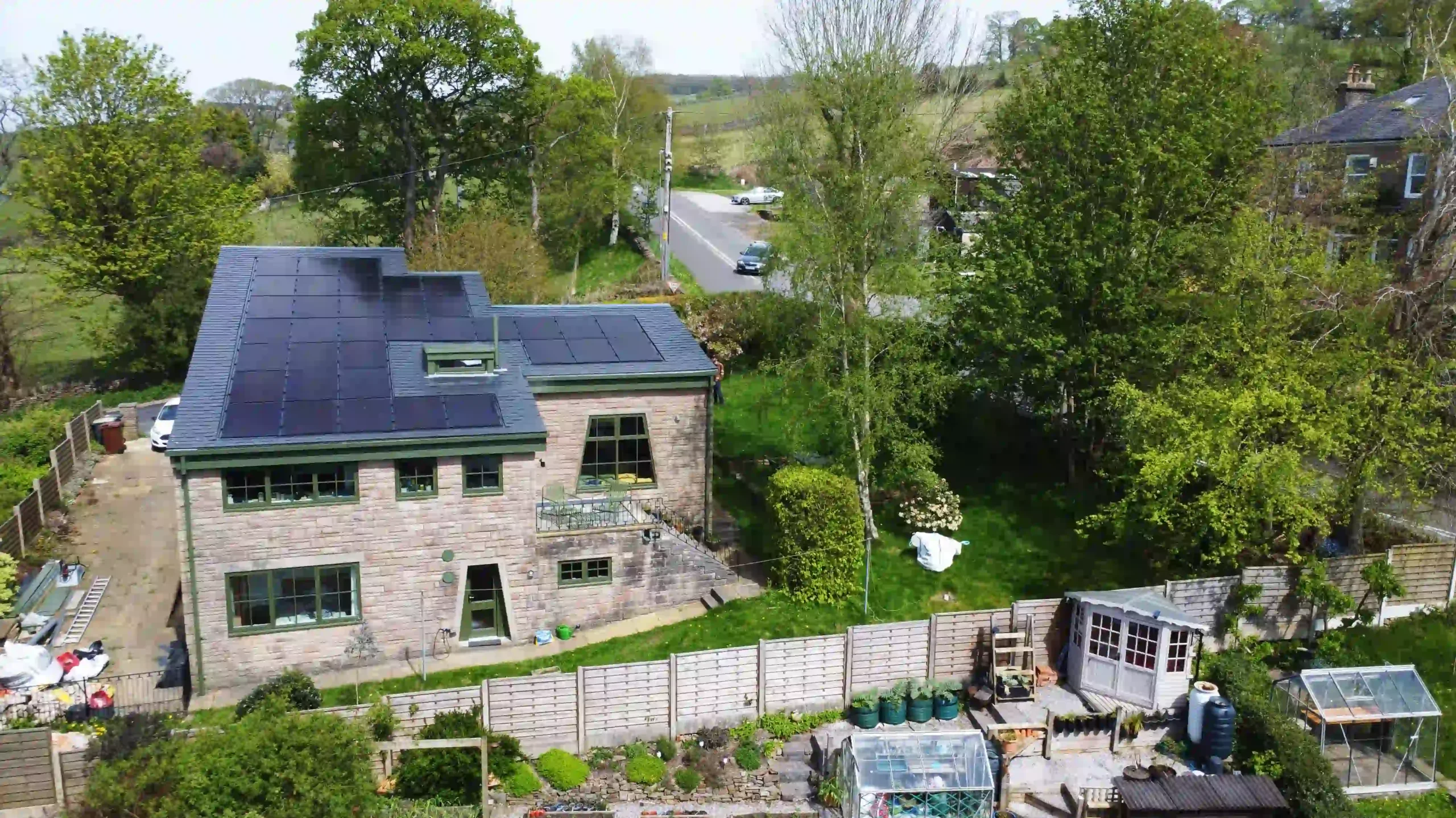 Solar Panels on Residential Home