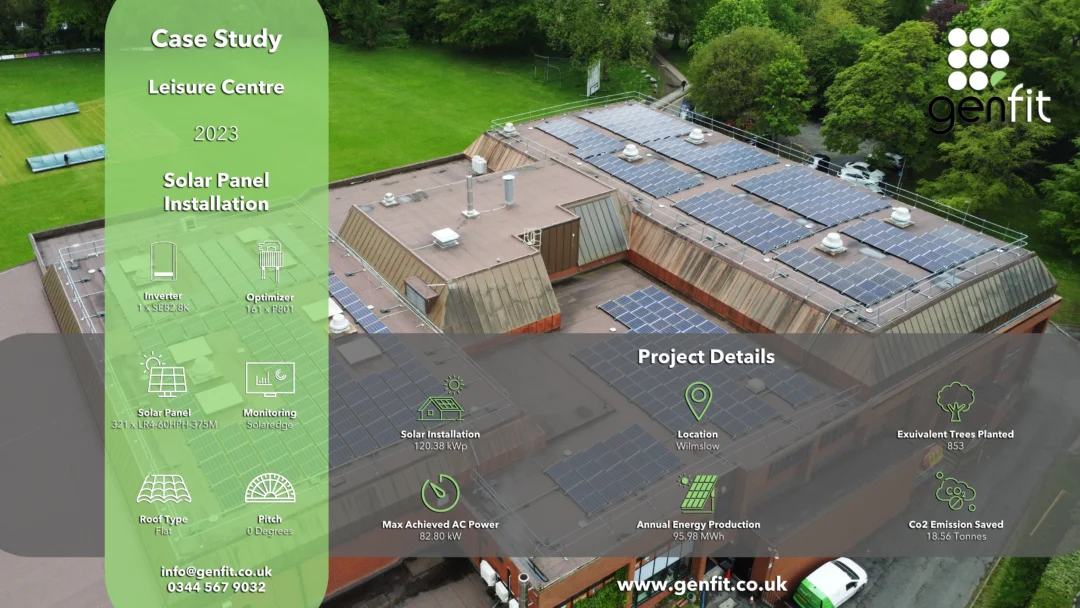 Leisure Centre in Wilmslow Goes Solar