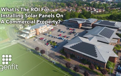 What is the ROI for installing solar panels on a commercial property?