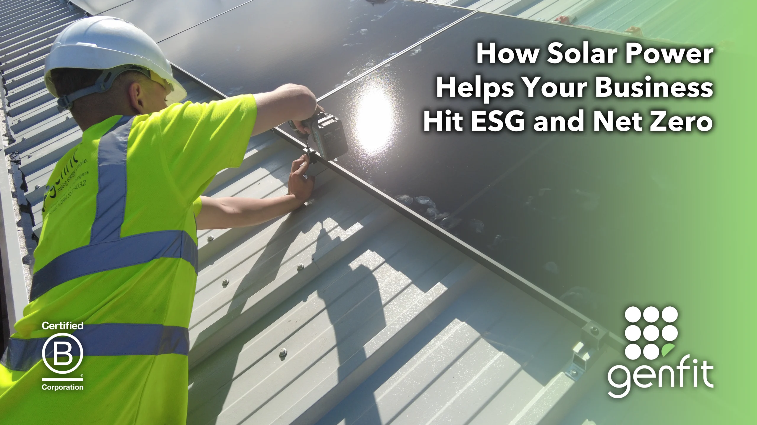 How Solar Power Helps Your Business Hit ESG and Net Zero Goals