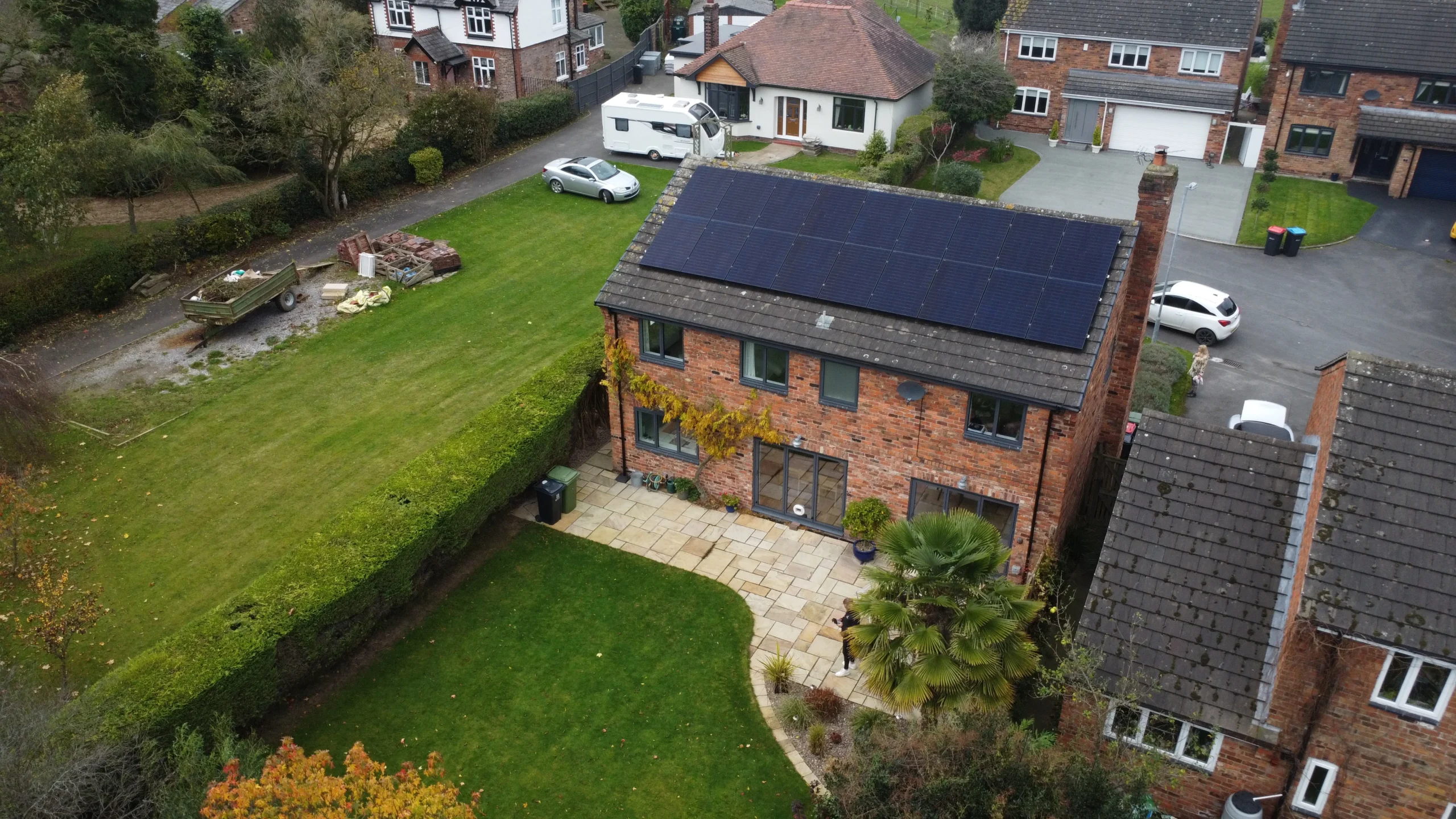 Dji_0001 Detached House Solar PV Installation