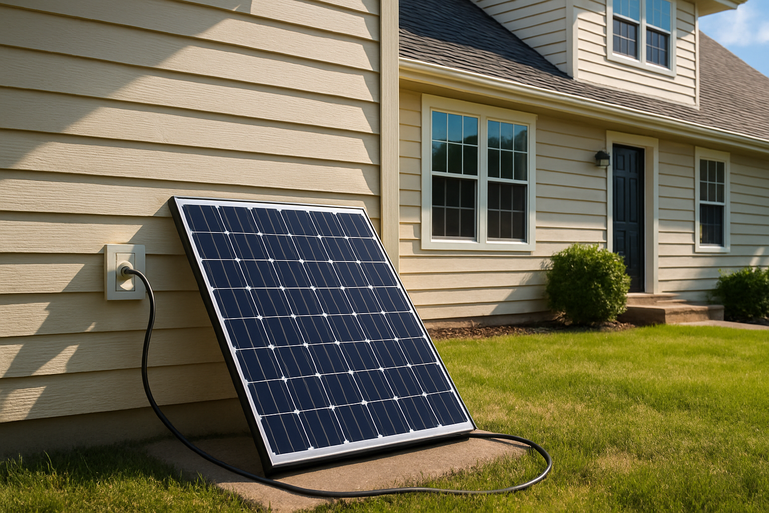 plug in solar for homes