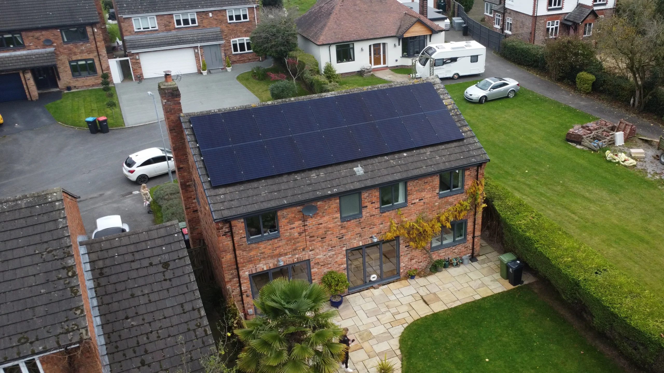 Home solar panels installed by Genfit