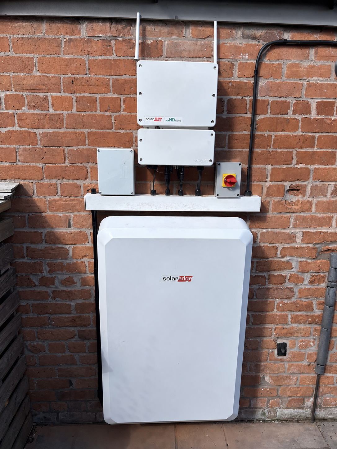 SolarEdge Home Battery installed at a residential property
