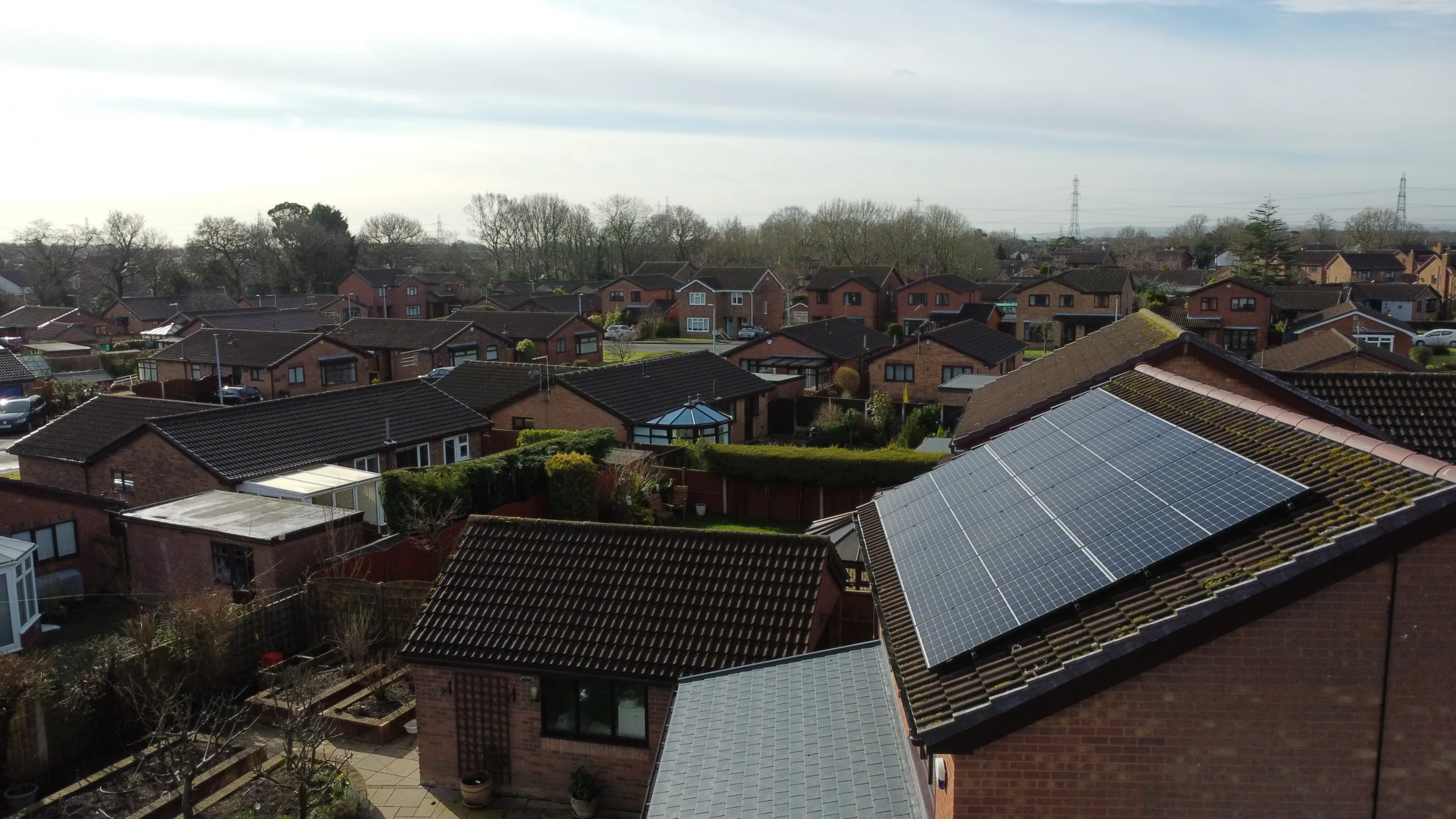 Home solar installation installed by Genfit